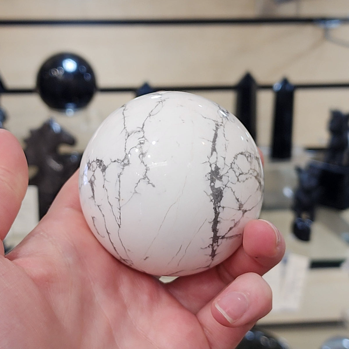Howlite Sphere
