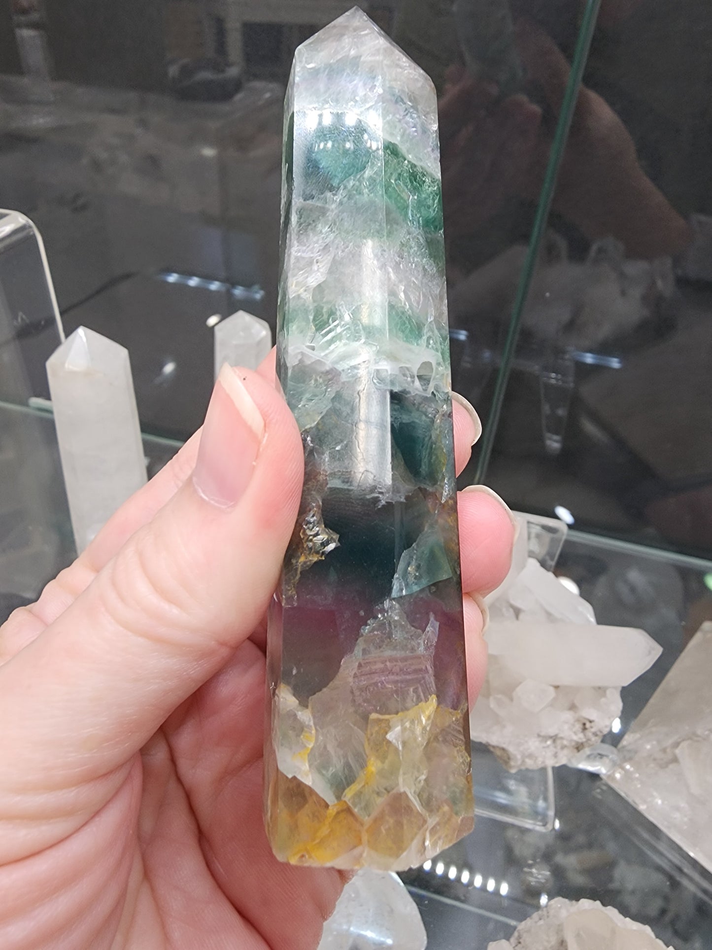 Rainbow Fluorite Tower