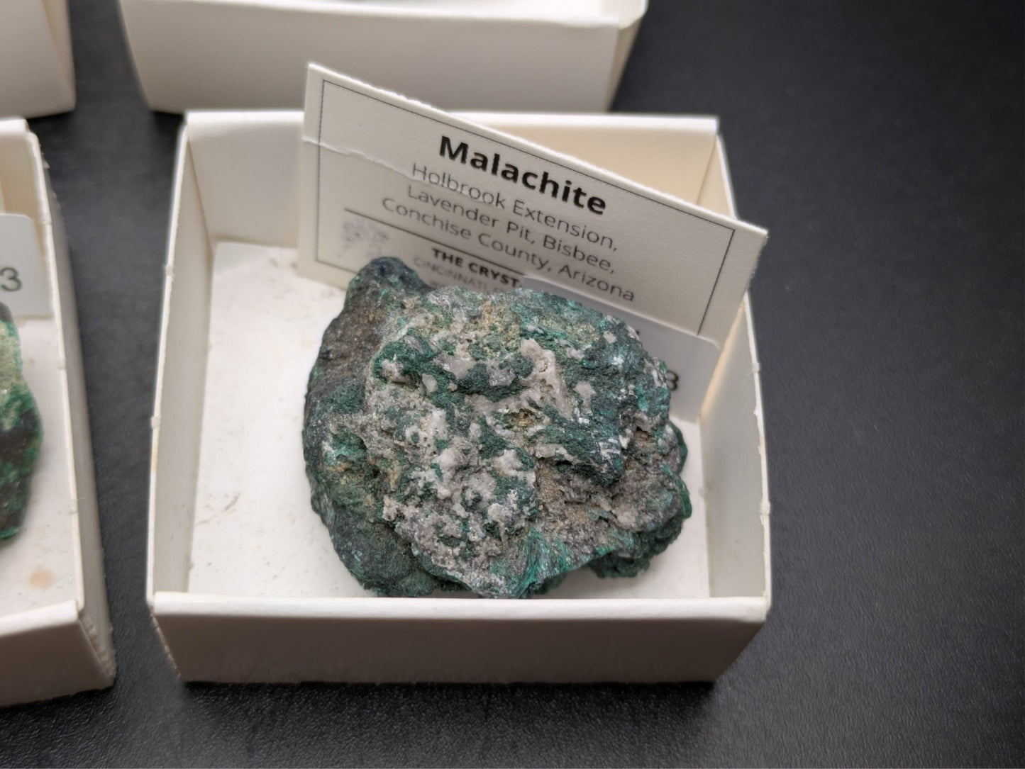 MALACHITE- Holbrook Extension, Lavendar Pit, Bisbee, AZ- Miniature