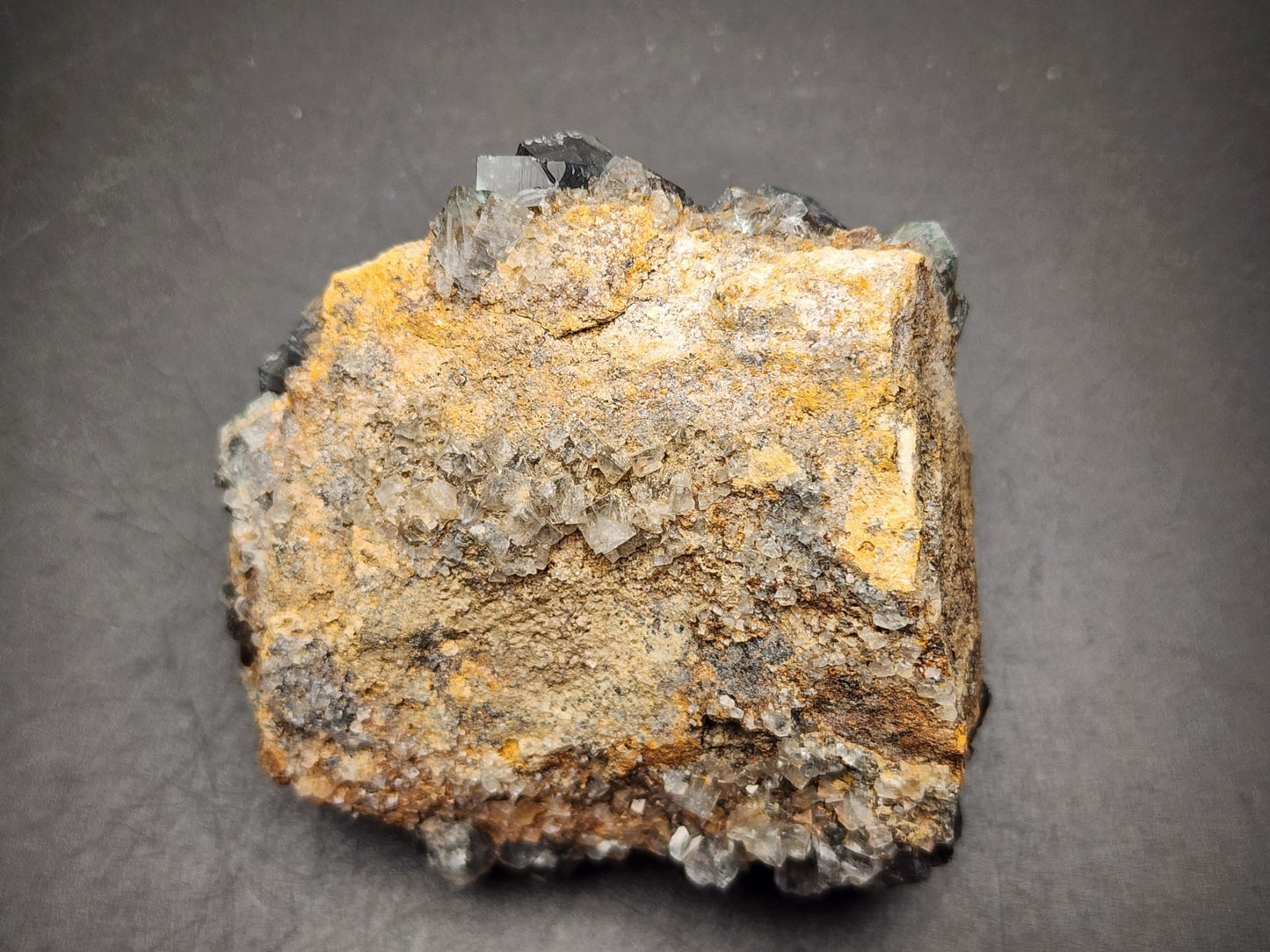 FLUORITE- Hidden Forest Pocket, Diana Marie Mine, Weardale, UK- Cabinet