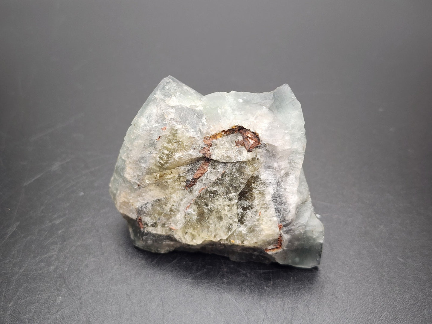 FLUORITE- Rainbow's End Pocket, Lady Annabella Mine, Weardale, UK- Miniature