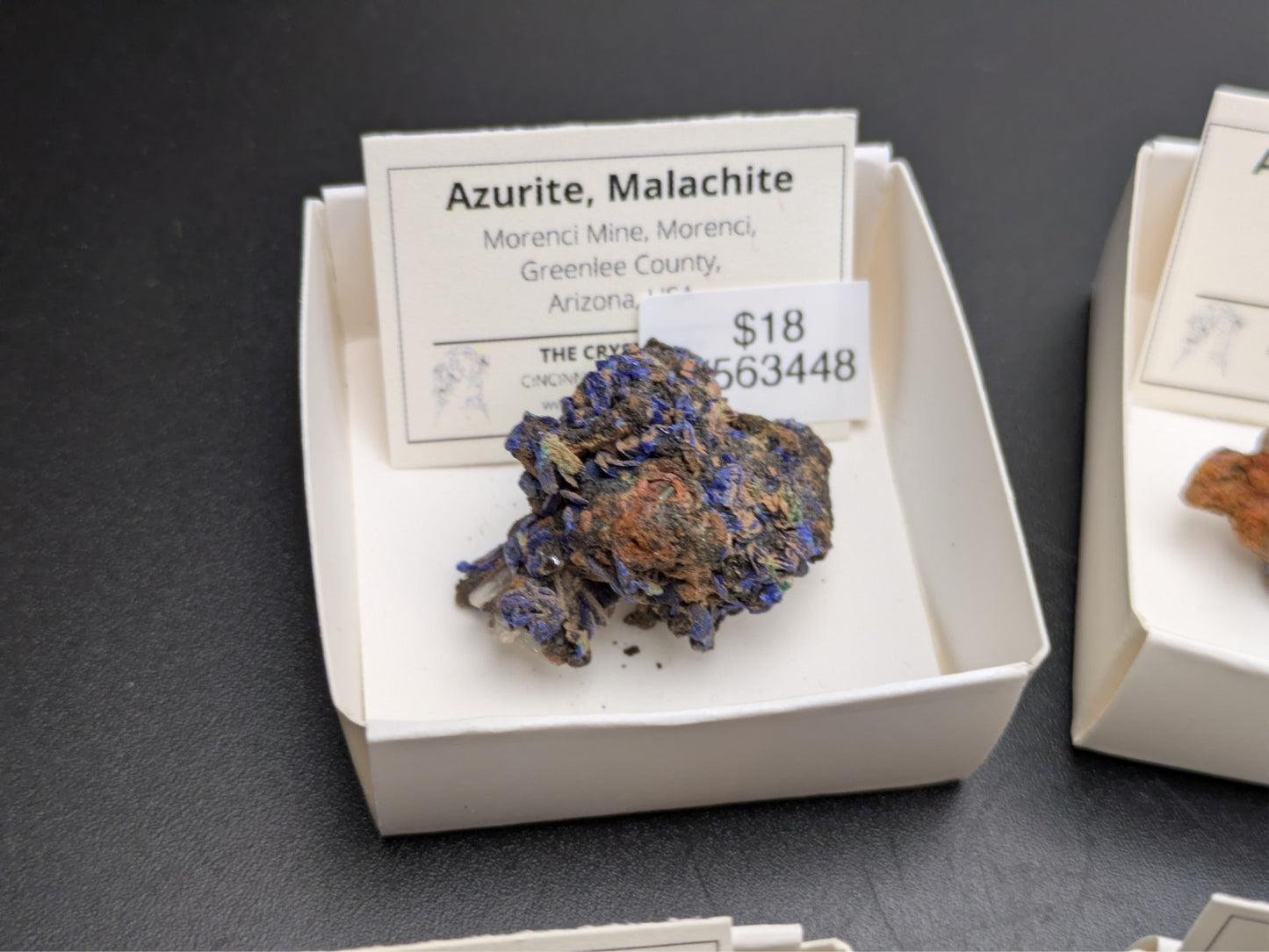 AZURITE, MALACHITE- Bisbee & Greenlee, Arizona- Miniatures