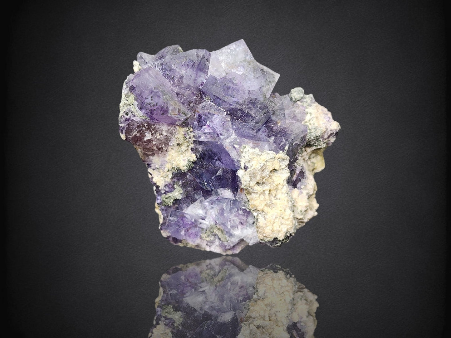 FLUORITE- Yaogangxian Mine, Yishang Co, Chenzhou, Hunan, China- Sm Cabinet