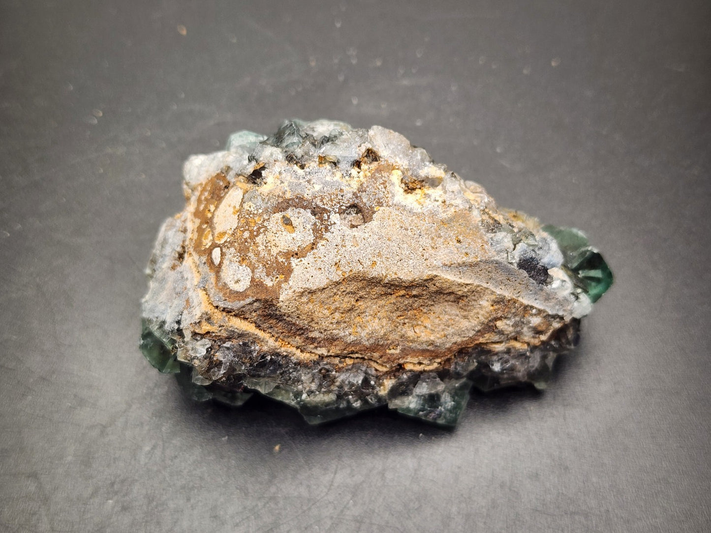 FLUORITE- Hidden Forest Pocket, Diana Marie Mine, Weardale, County, UK- Cabinet