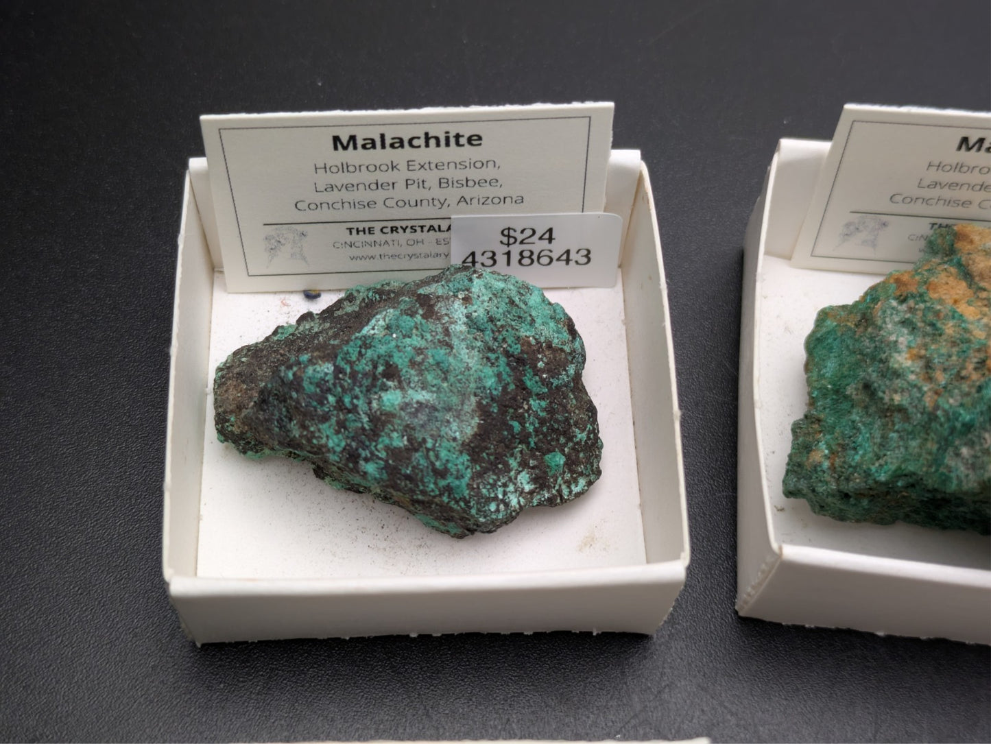 MALACHITE- Holbrook Extension, Lavendar Pit, Bisbee, AZ- Miniature