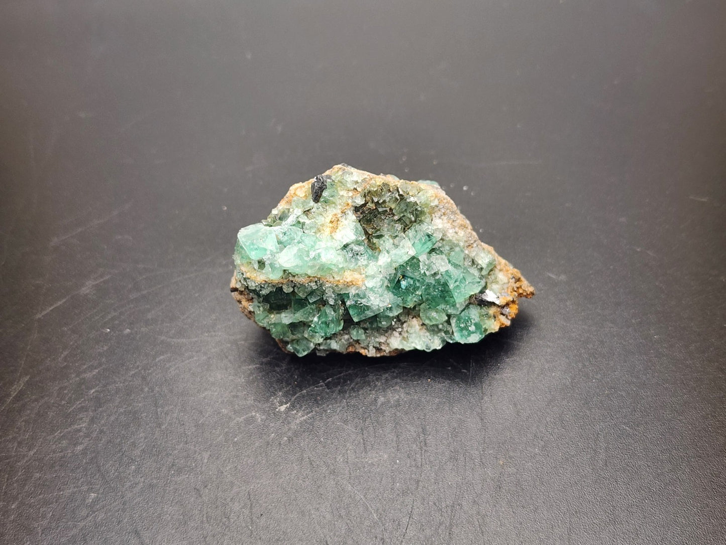 FLUORITE- 50 Year Pocket, Rogerley Quarry, Stanhope, Durham, UK- Miniature