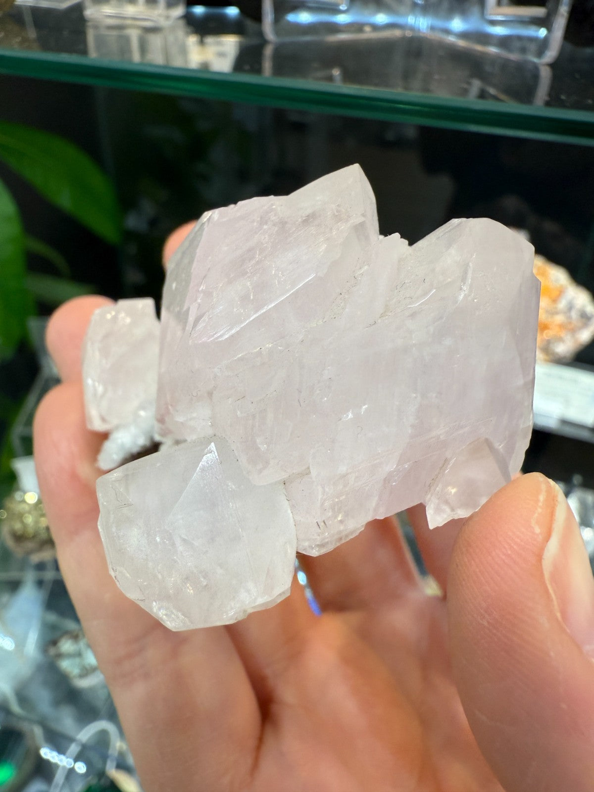 CALCITE, var. Pink/Purple- Daye Co., Huangshi, Hubei, China- Cabinet