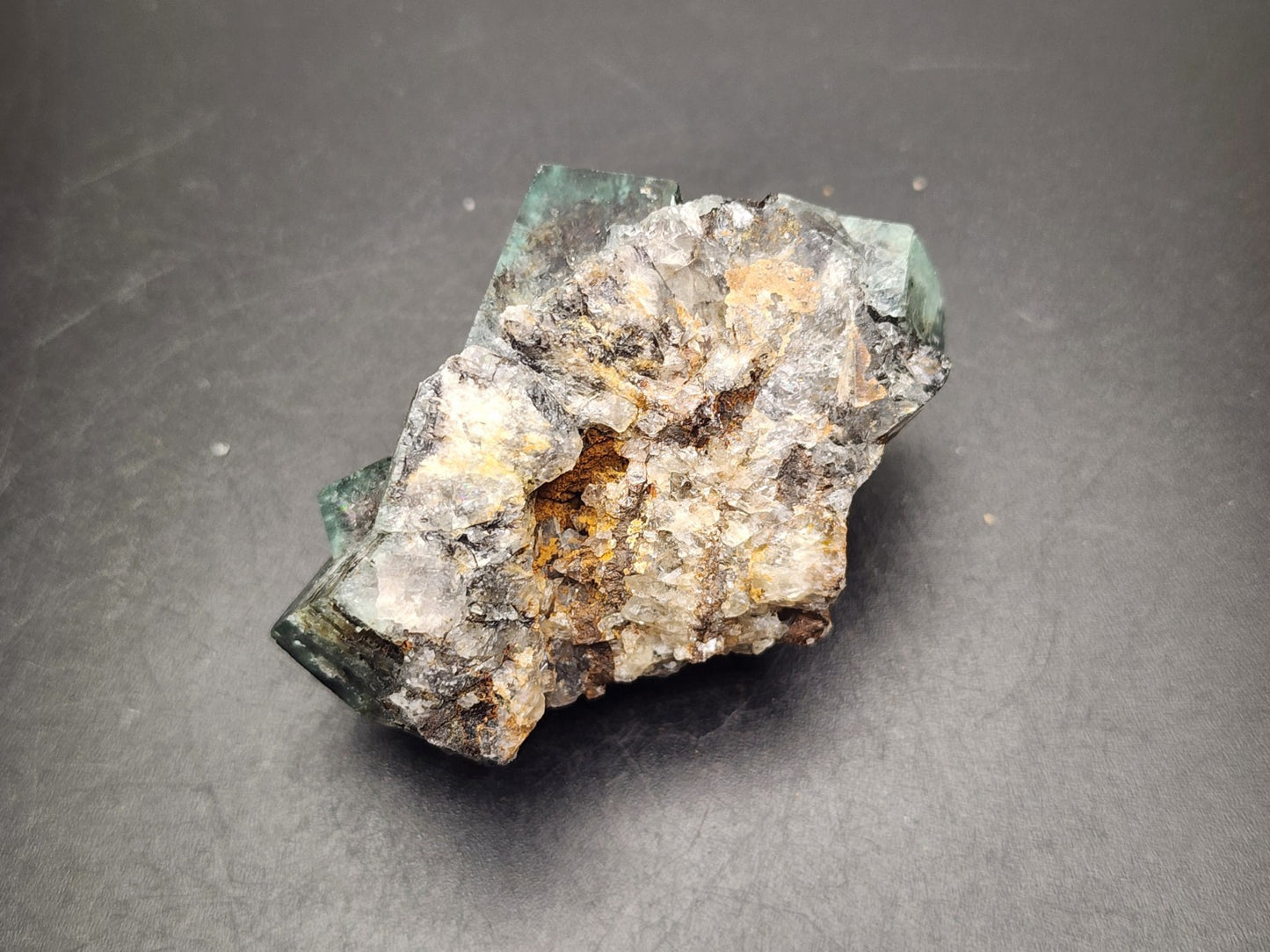 FLUORITE- Hidden Forest Pocket, Diana Marie Mine, Weardale, UK- Miniature