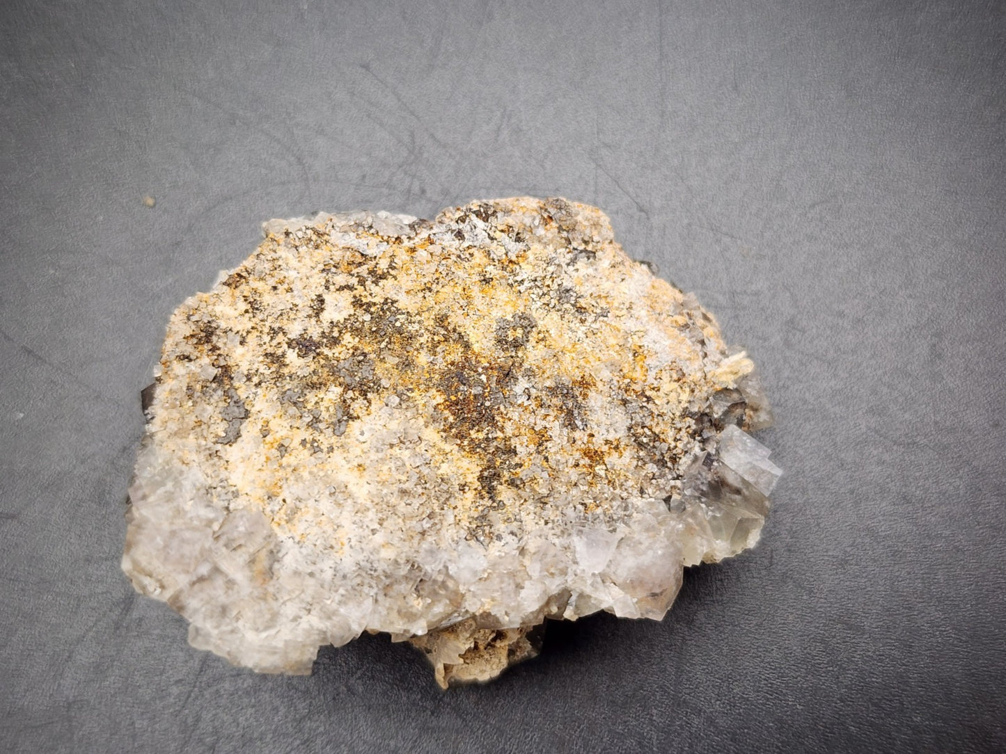 FLUORITE- River Catcher Vein, Diana Maria Mine, Weardale, UK- Miniature