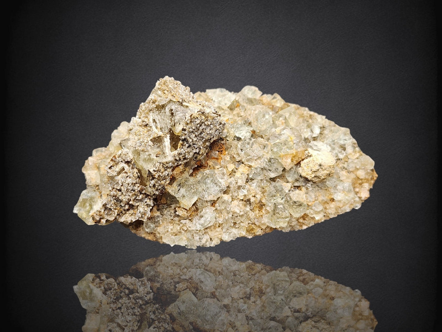 FLUORITE- River Catcher Vein, Diana Maria Mine, Weardale, UK- Cabinet