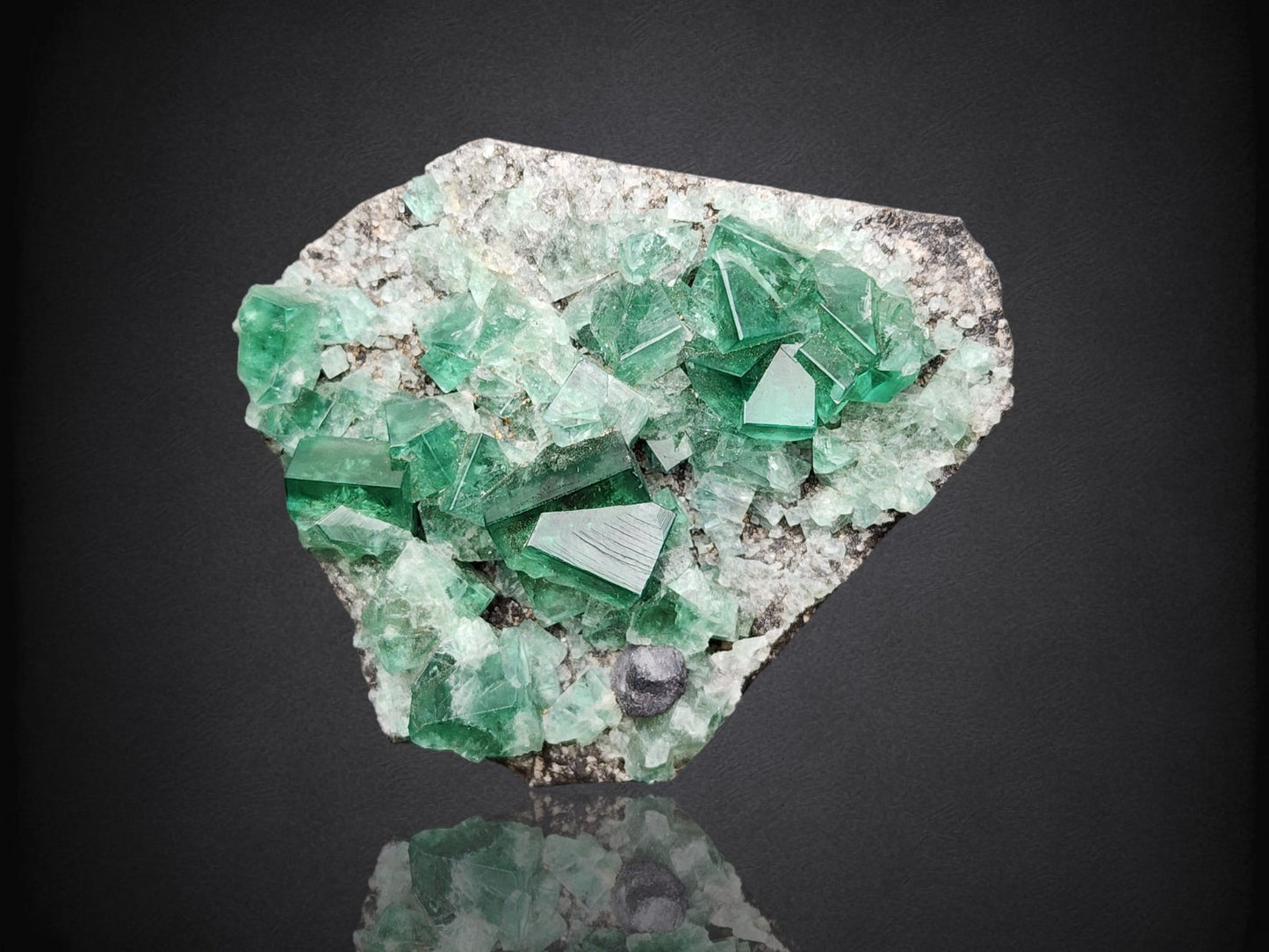 FLUORITE- Greedy Hog Pocket, Diana Marie Mine, Weardale, UK- Cabinet