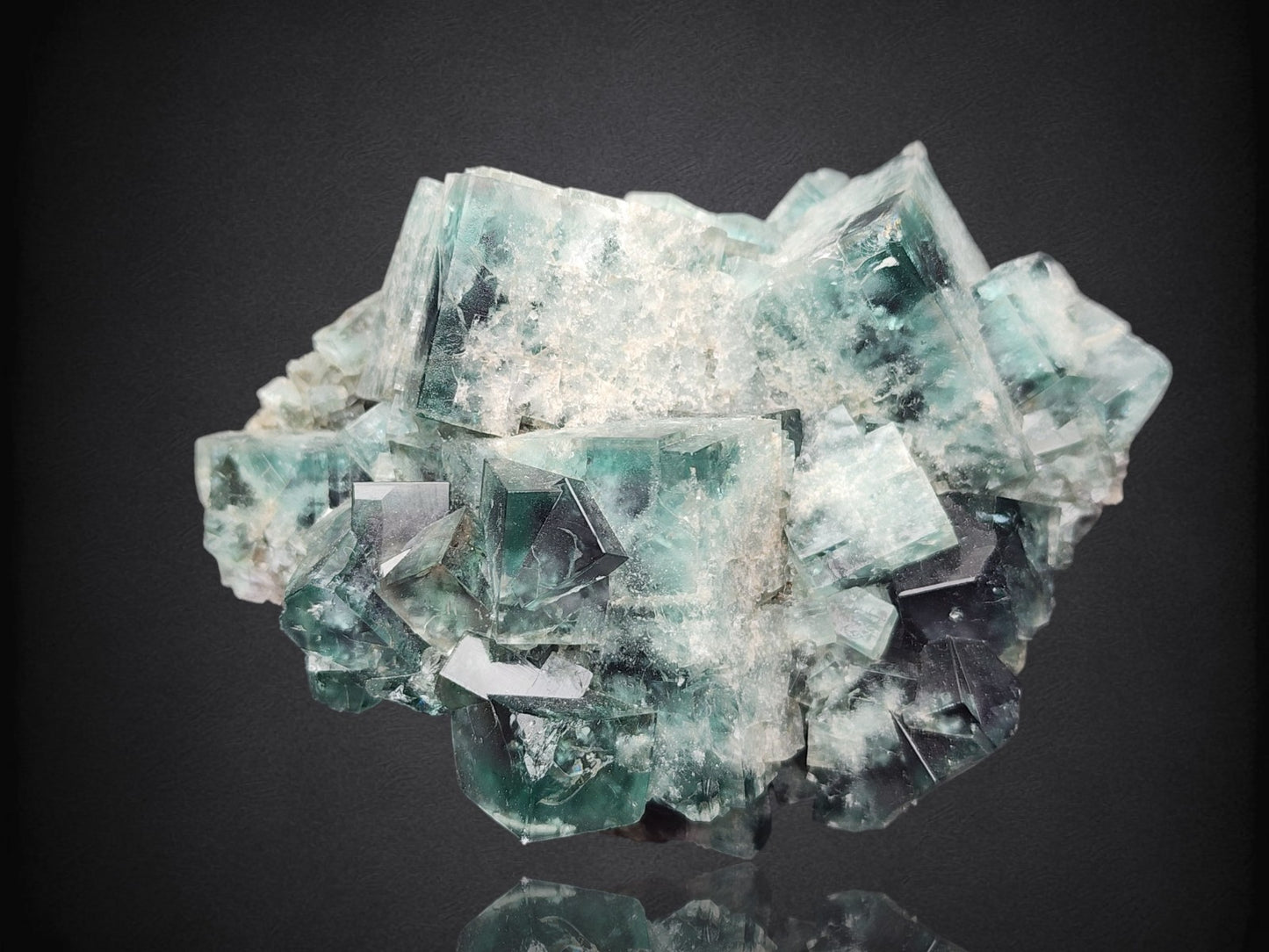 FLUORITE- Fairy Hole Pocket, Lady Annabella Mine, Weardale, UK- Cabinet