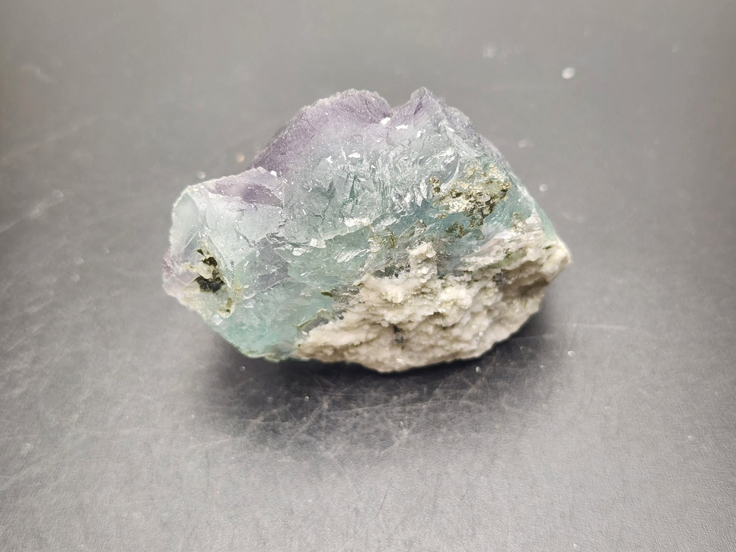 FLUORITE- Yaogangxian Mine, Yishang Co, Chenzhou, Hunan, China- Sm Cabinet