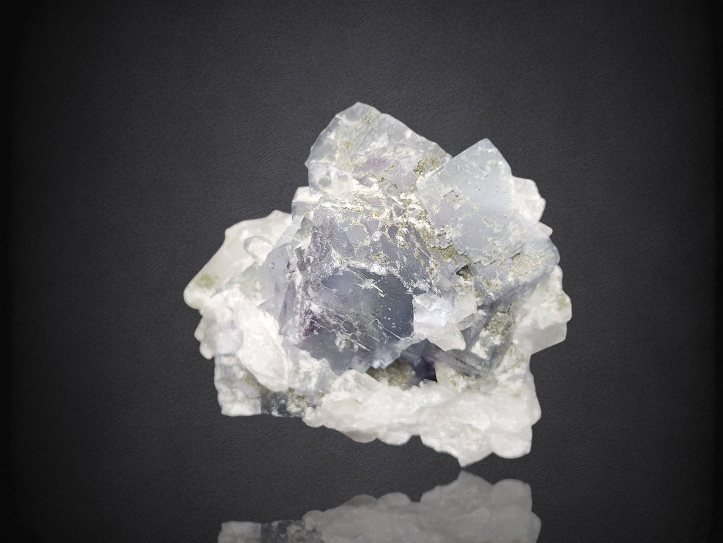 FLUORITE- Yaogangxian Mine, Yishang Co, Chenzhou, Hunan, China- Sm Cabinet