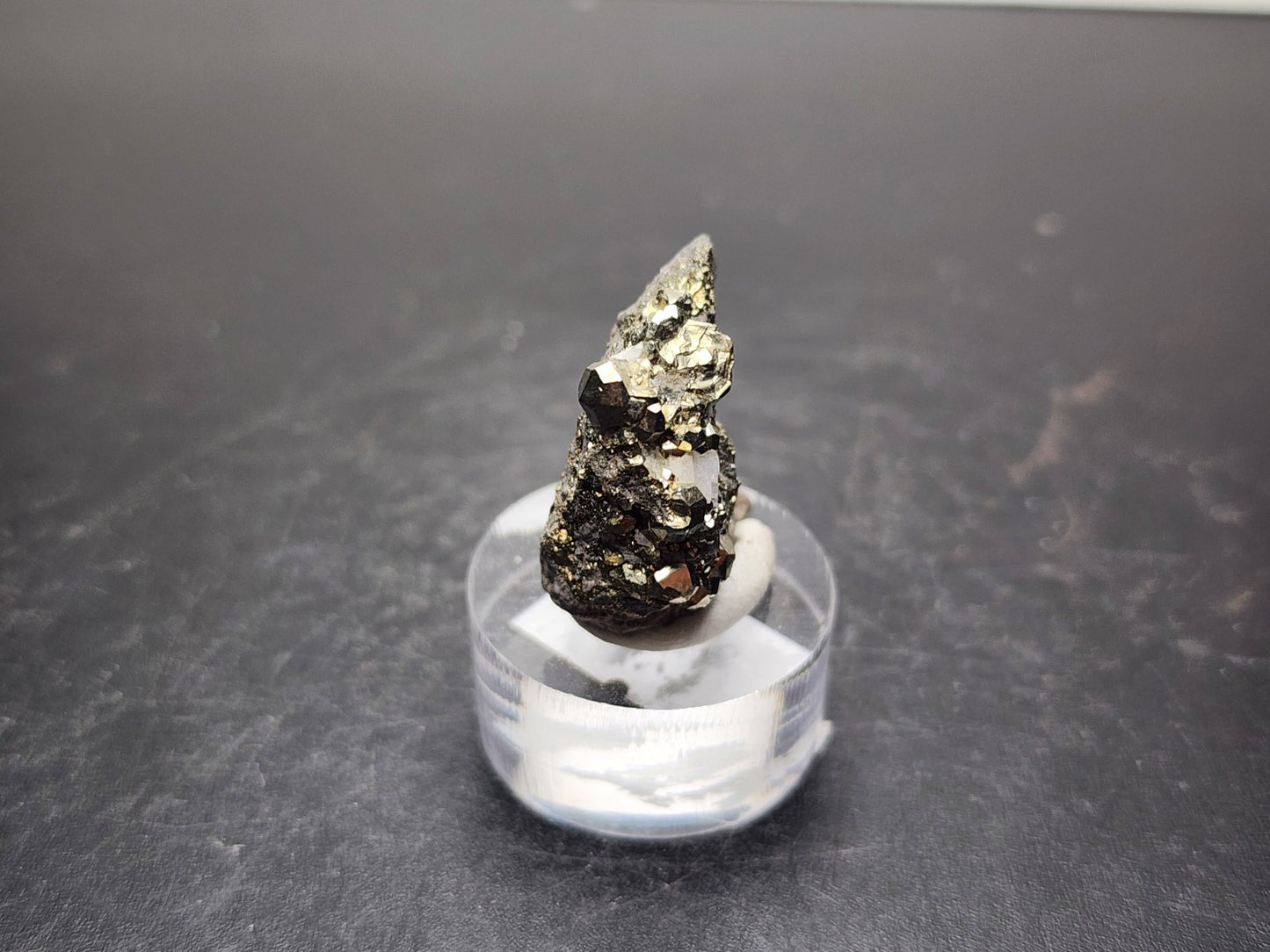 PYRITE- C.E. Duff & Son Quarry, Huntsville, Logan County, Ohio, USA- Miniature