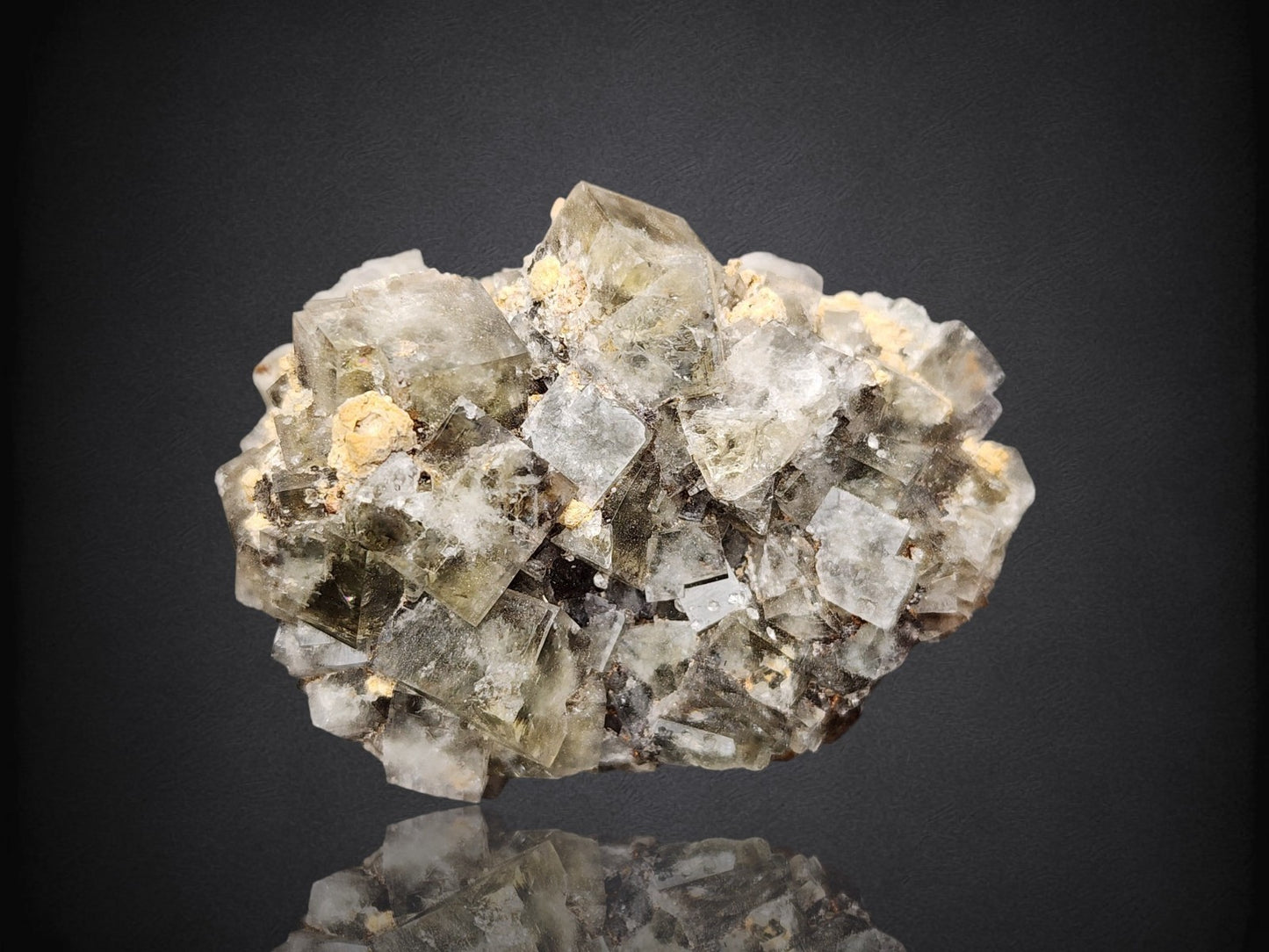 FLUORITE- River Catcher Vein, Diana Maria Mine, Weardale, UK- Miniature