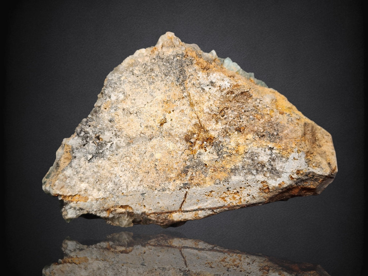 FLUORITE- Rainbow's End Pocket, Lady Annabella Mine, Weardale, England- Cabinet