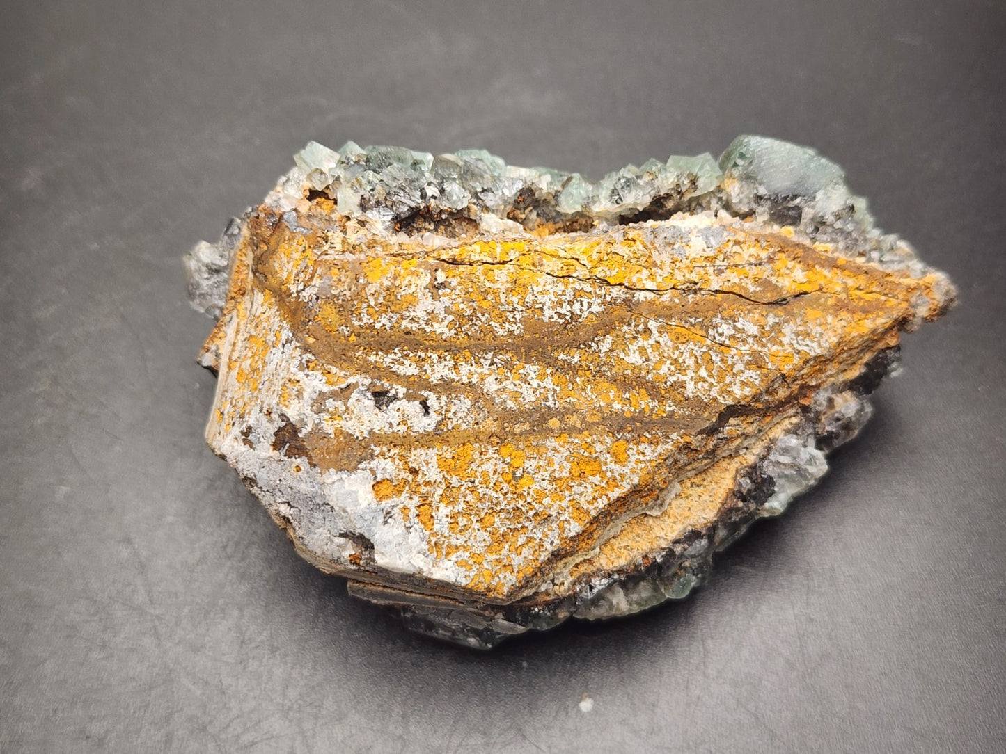 FLUORITE- Hidden Forest Pocket, Diana Marie Mine, Weardale, UK- Cabinet