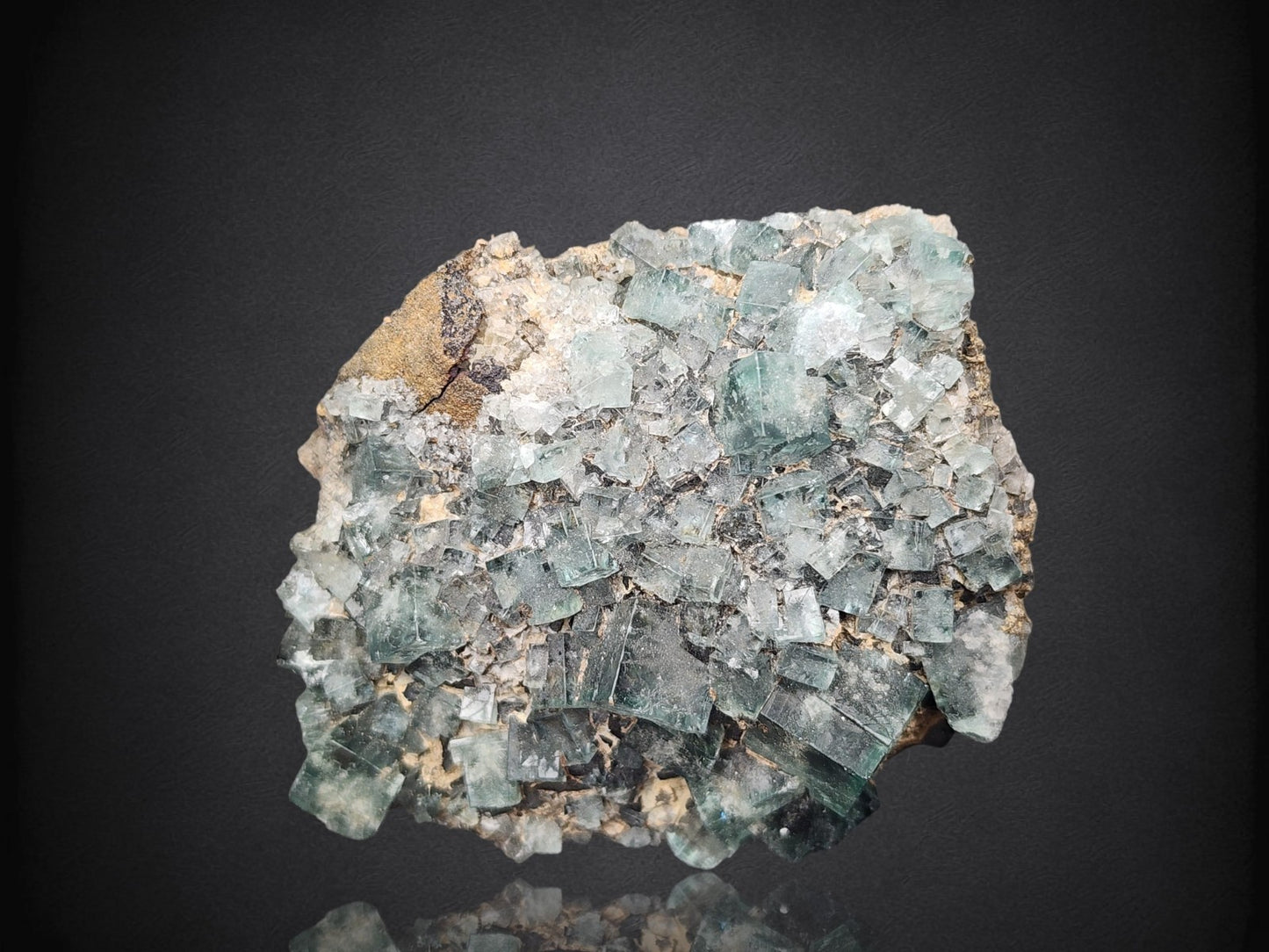 FLUORITE- Hidden Forest Pocket, Diana Marie Mine, Weardale, UK- Cabinet