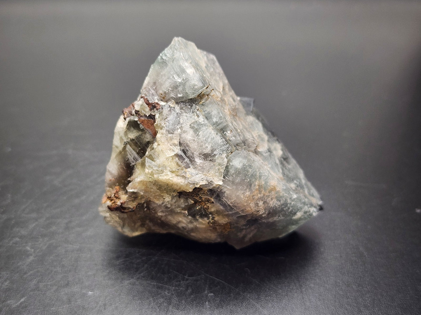 FLUORITE- Rainbow's End Pocket, Lady Annabella Mine, Weardale, UK- Miniature