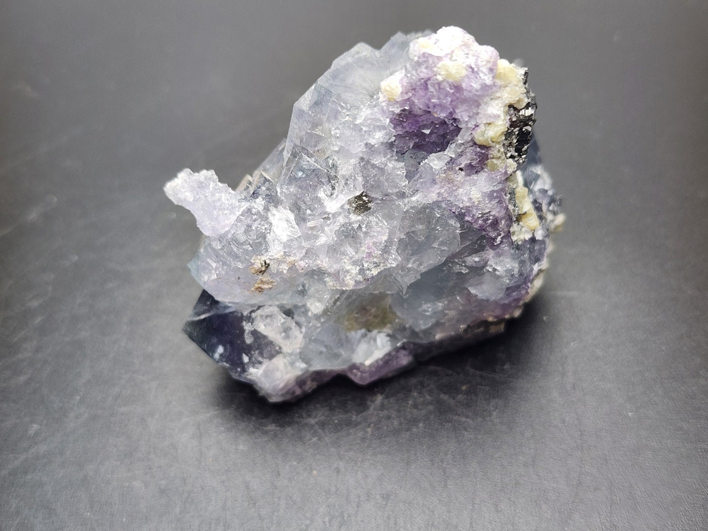 FLUORITE- Yaogangxian Mine, Yishang Co, Chenzhou, Hunan, China- Sm Cabinet