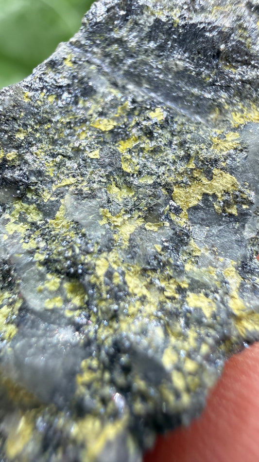 Molybdenite & Ferrimolybdite- Alta, Salt Lake County, Utah, USA