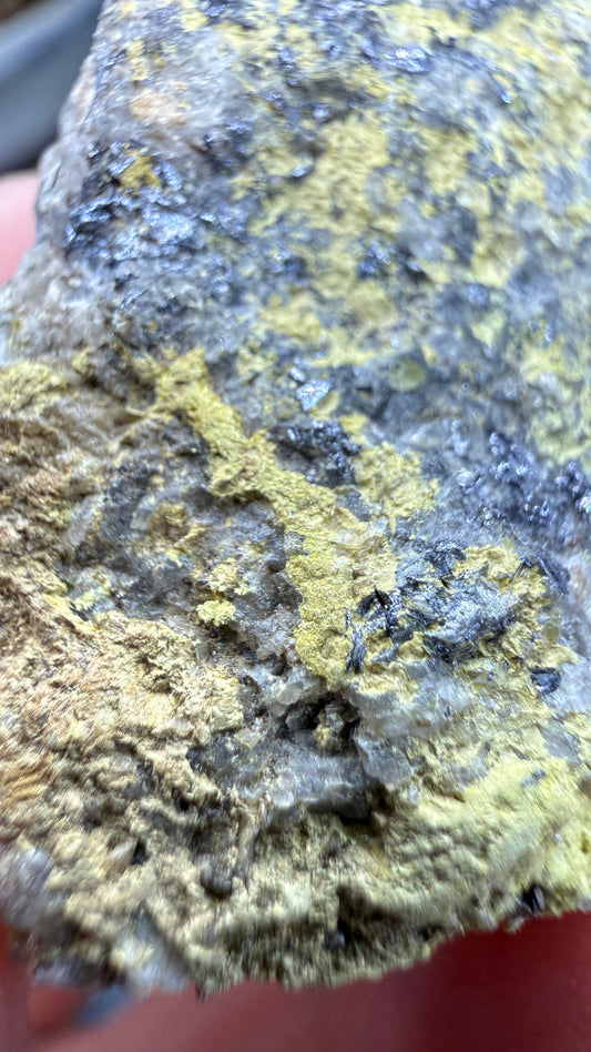 Ferrimolybdite- Big Cottonwood Canyon, Salt Lake County, Utah, USA