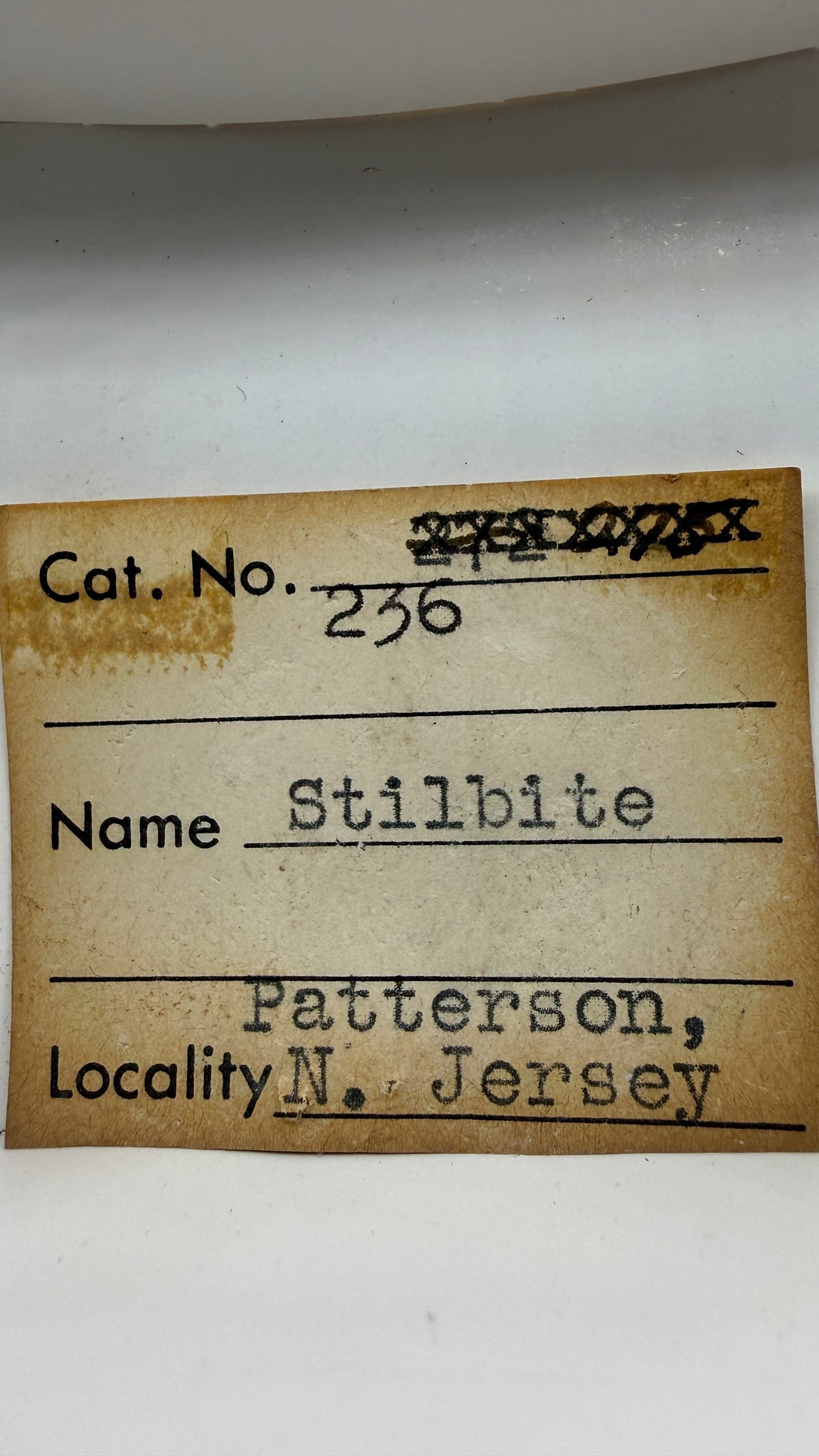 Stilbite- Paterson, Passaic County, New Jersey, USA