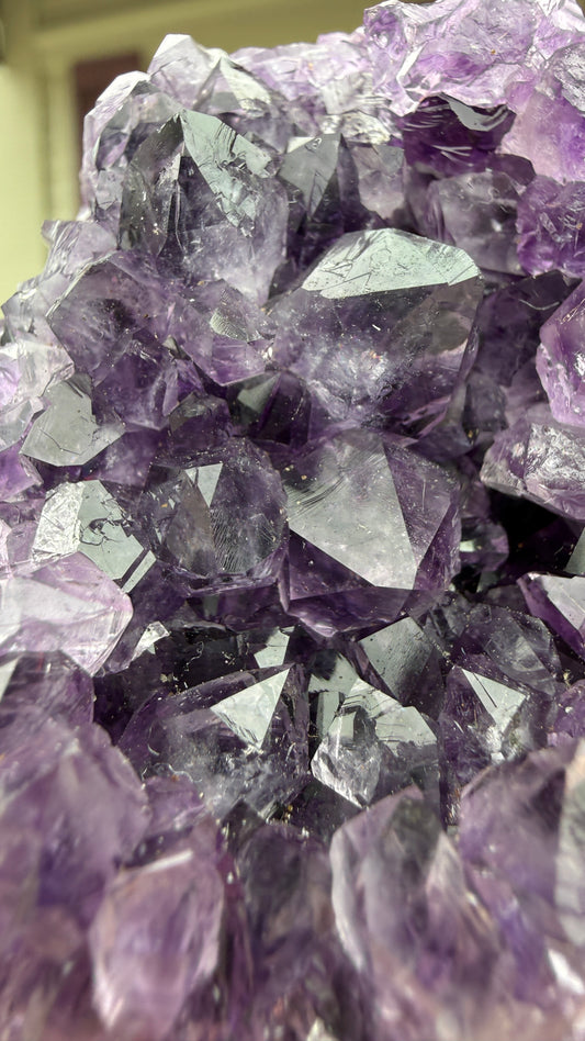 Amethyst Druzy Cut Base- Uruguay - 2.6 inches
