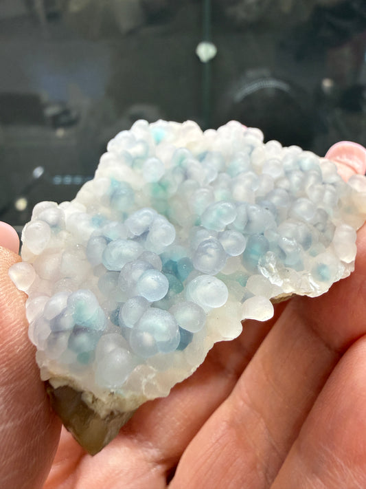 Botryoidal Chalcedony with Chrysocolla & Copper- Sesepe, Laiwui District, South Halmahera Regency, North Maluku Province, Indonesia