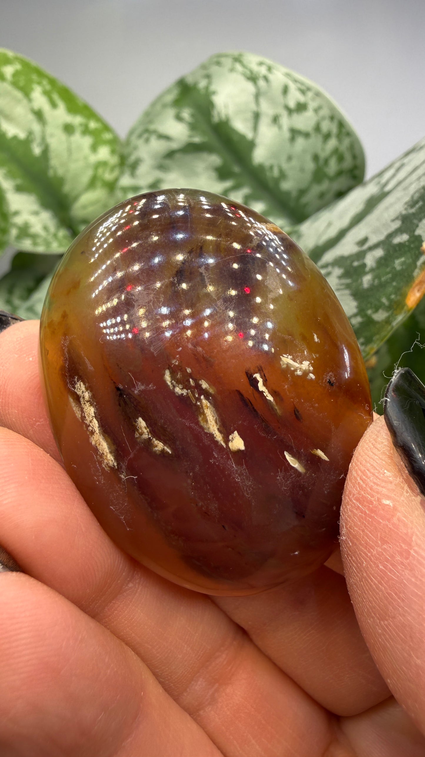 Amber Worry Stone- Indonesia