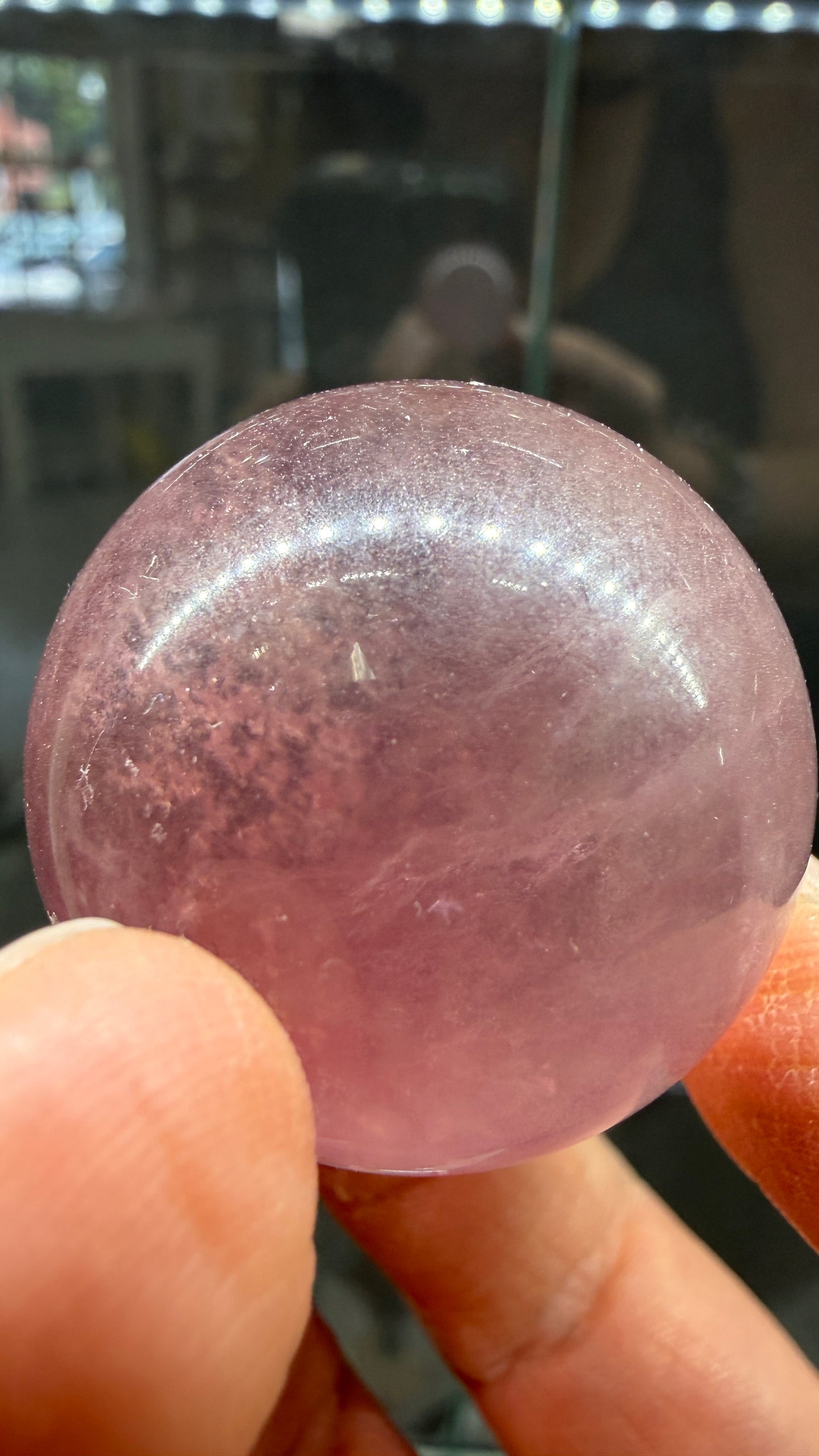 Fluorite Sphere- 1.25 inch diameter