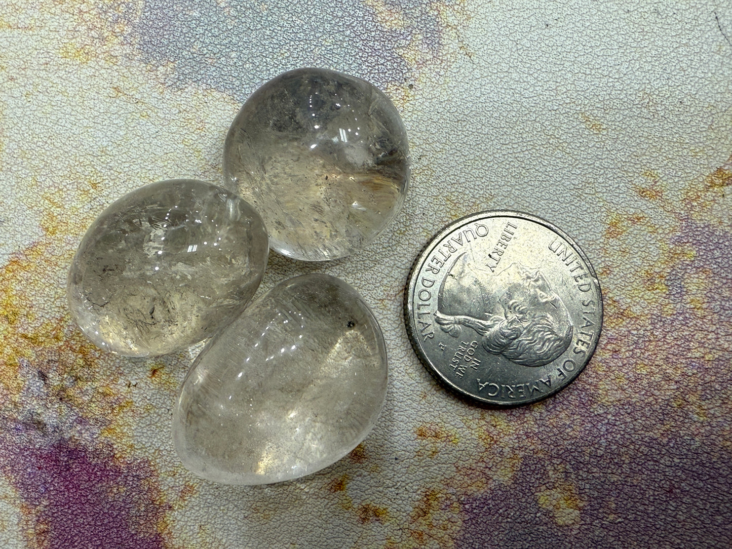 Clear Quartz Tumbles