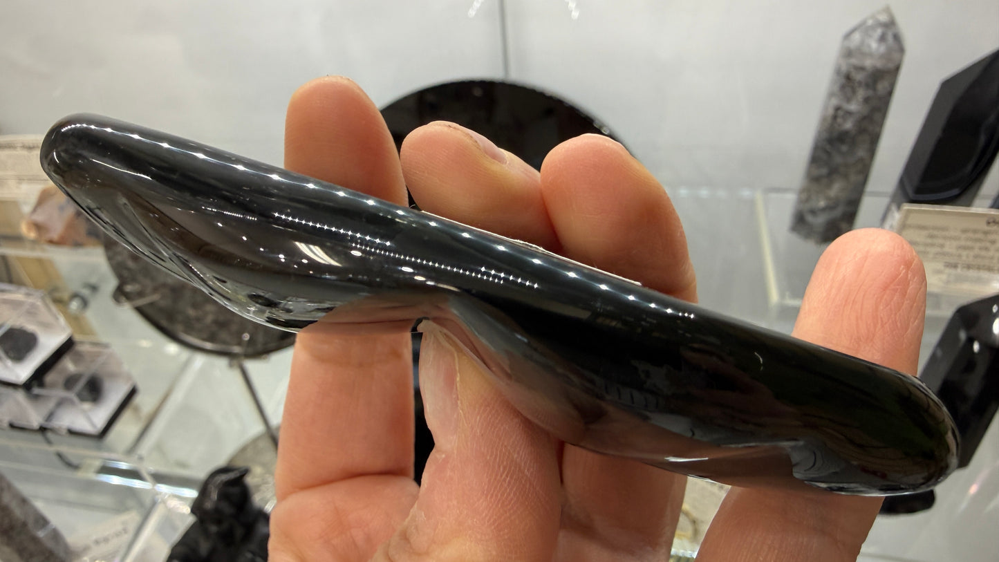 Rainbow Obsidian Double Heart- 4.1 inches