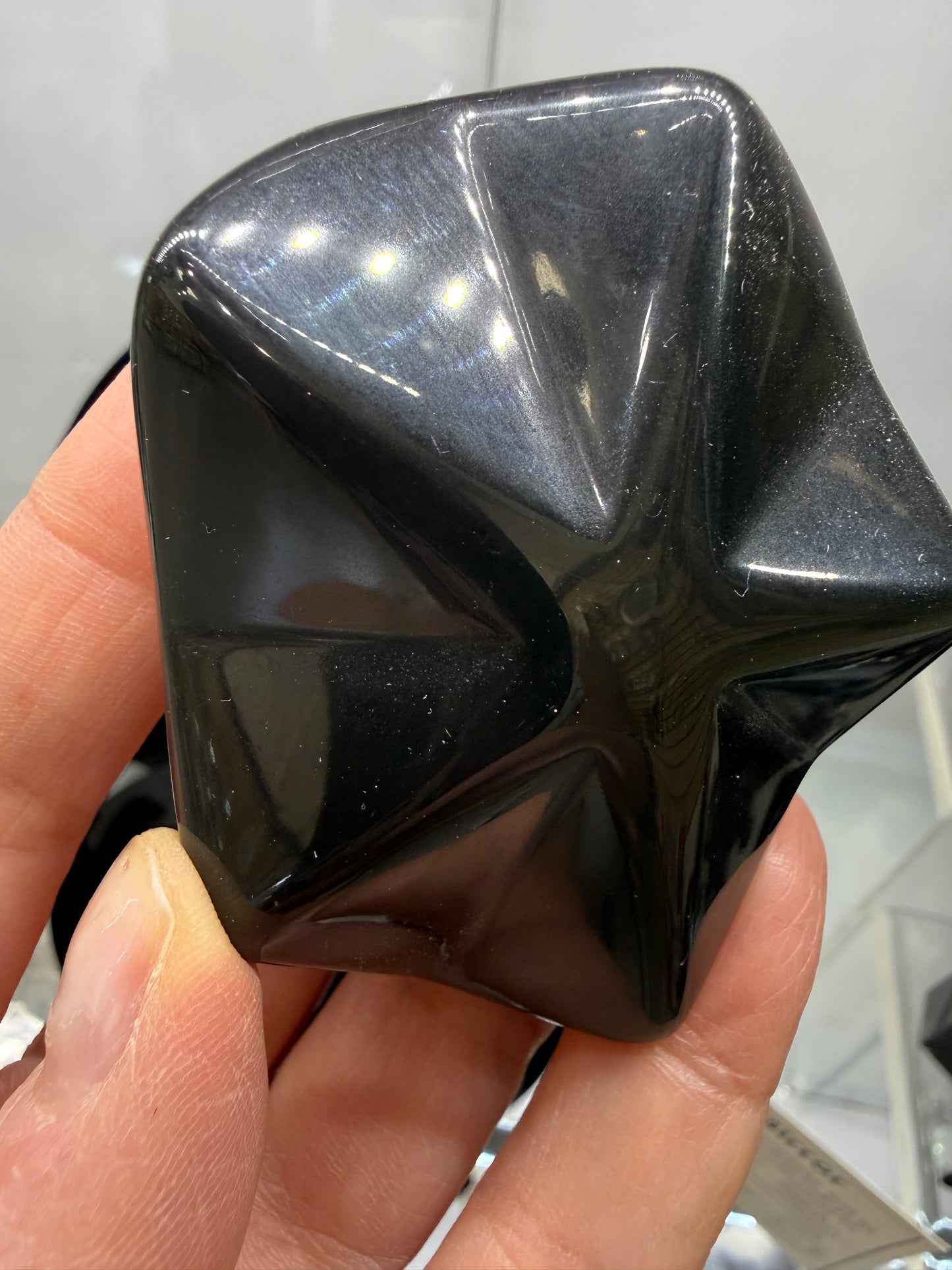 Rainbow Obsidian Puffy Star