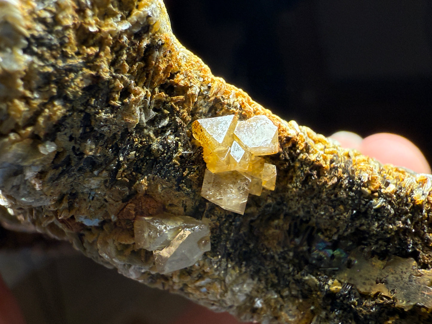 Scheelite, Mica- Pingwu mine, Mount Little Xuebaoding, Sichuan, China