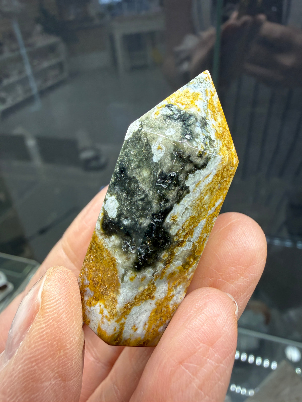Orbicular Jasper Tower- Madagascar