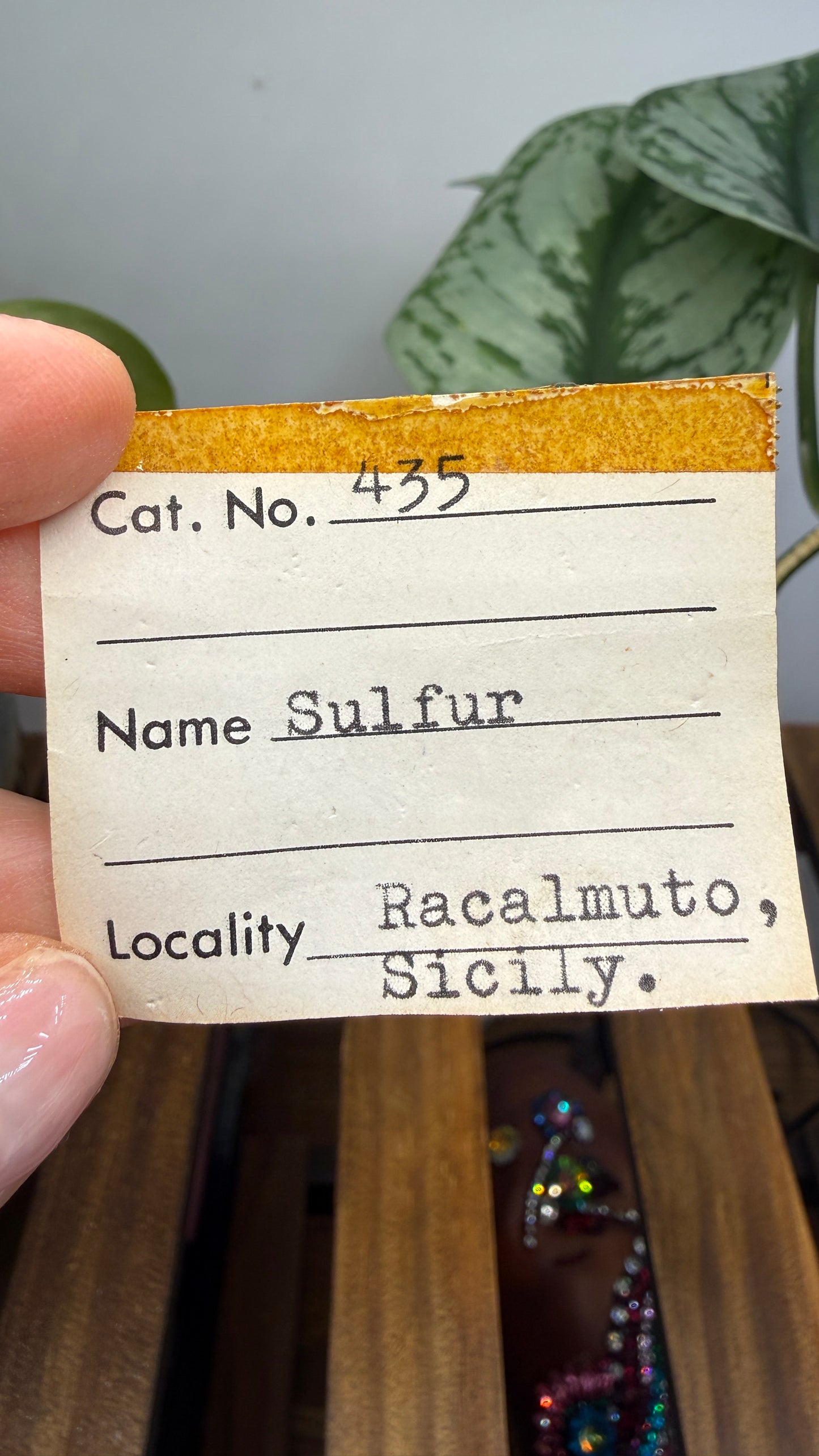 Native Sulfur- Racalmuto, Agrigento Province, Sicily, Italy