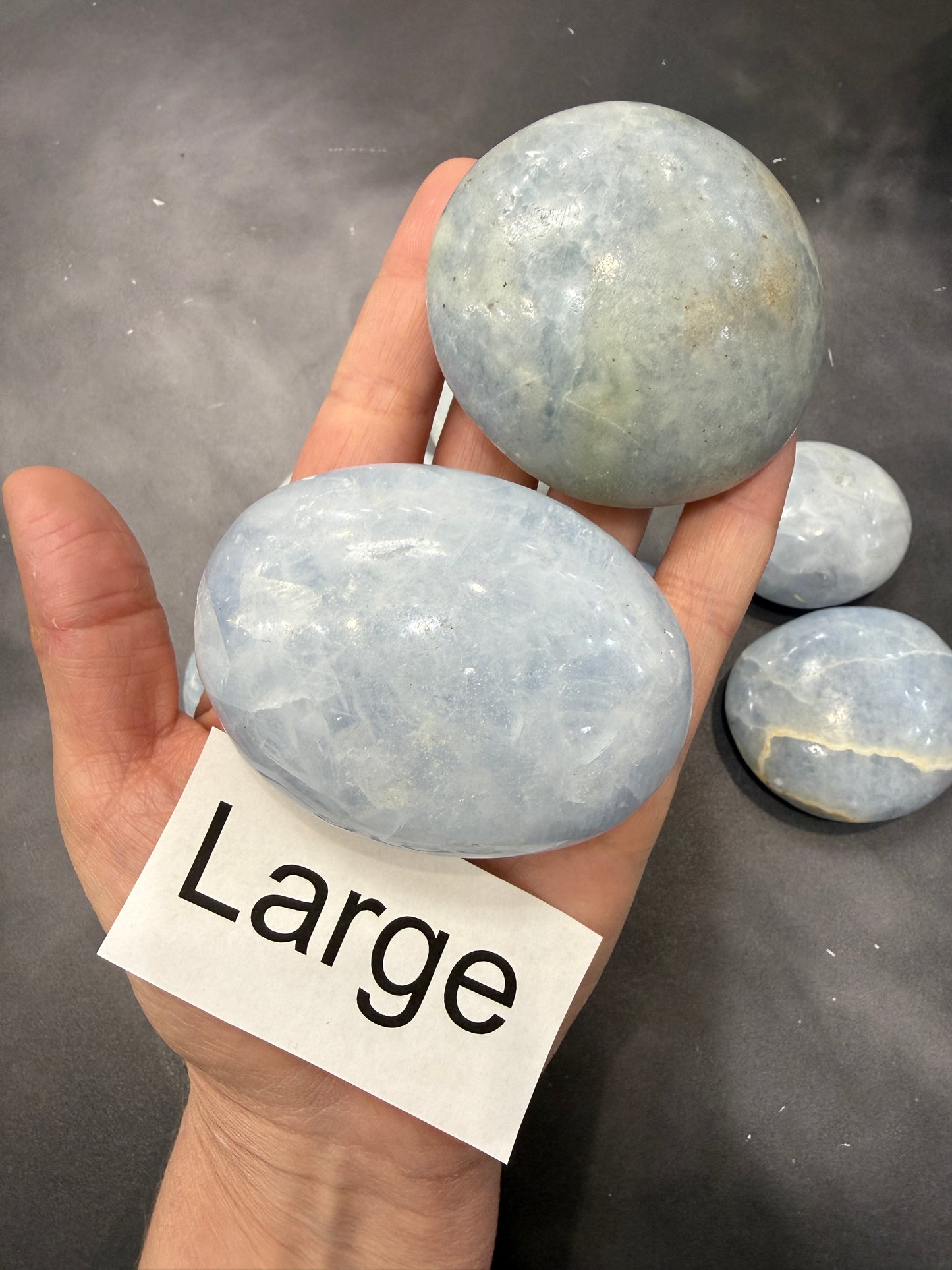 Blue Calcite Palms