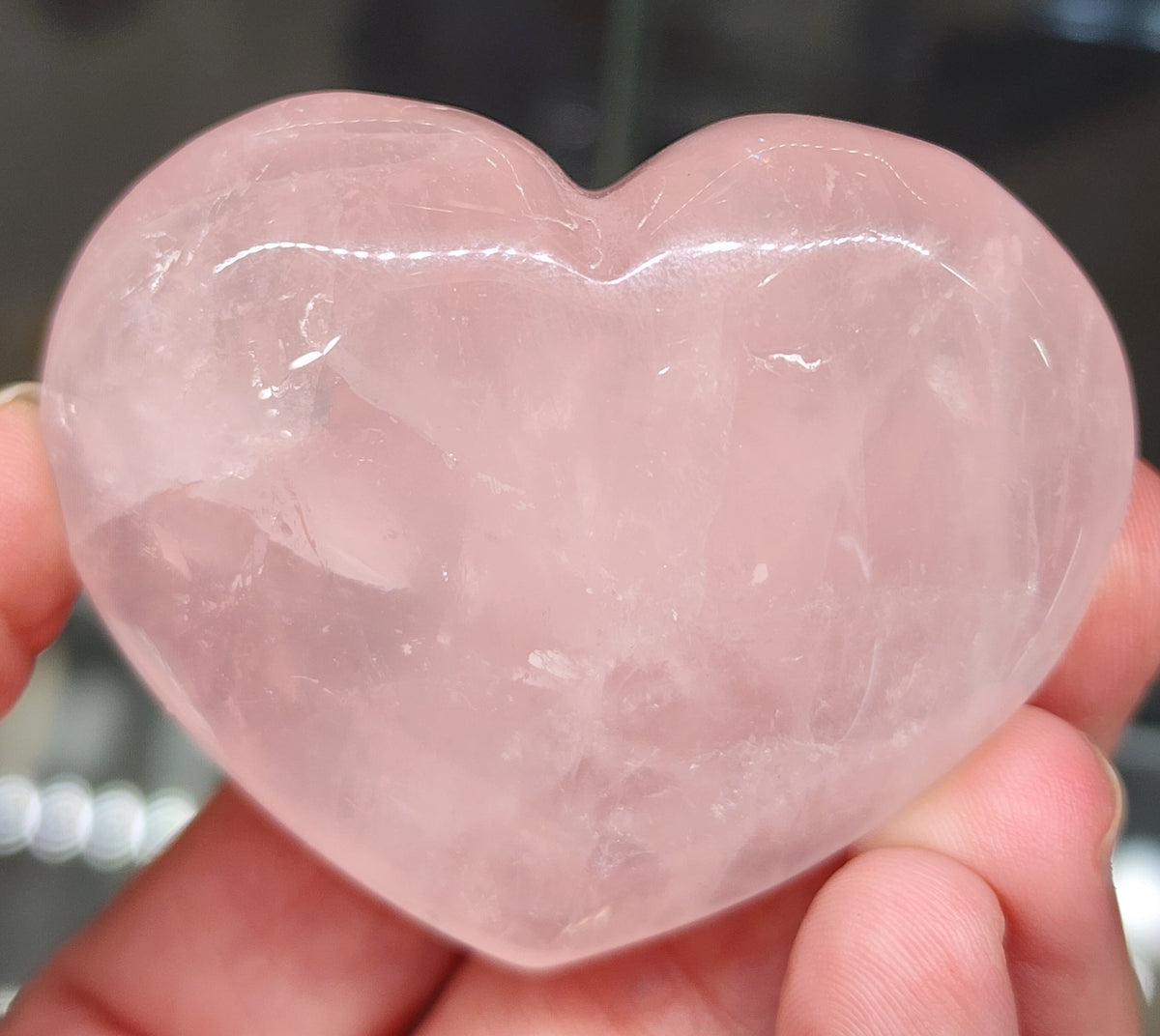 Rose Quartz Heart - 2.2 inches