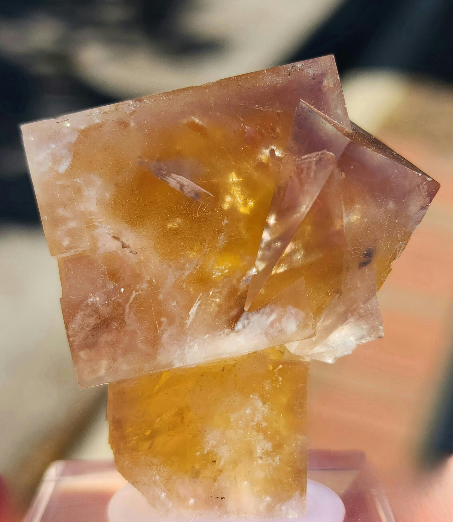 Fluorite- Harvest Pocket, Bull Vein, Lady Annabella Mine, Eastgate, Weardale, County Durham, England, HP002