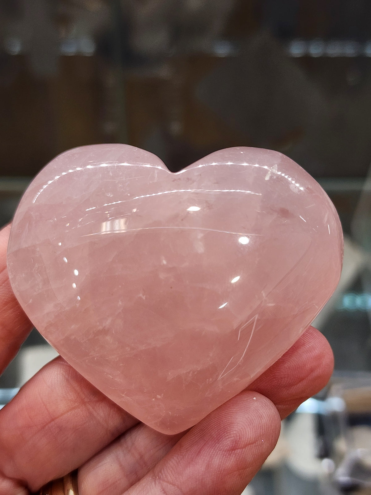Rose Quartz Heart - 2.3 inches