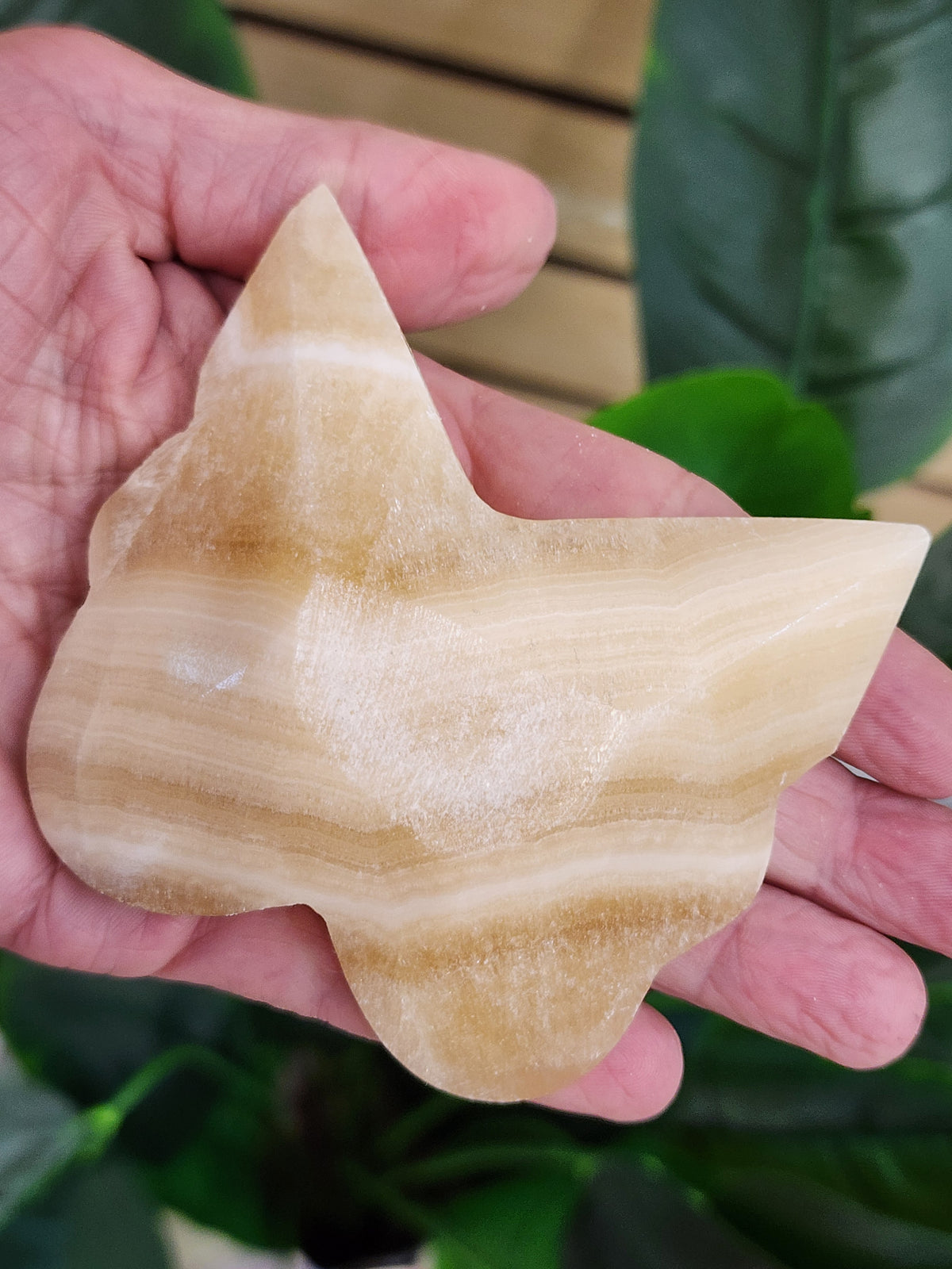 Orange Calcite Butterfly - 2.9 inches