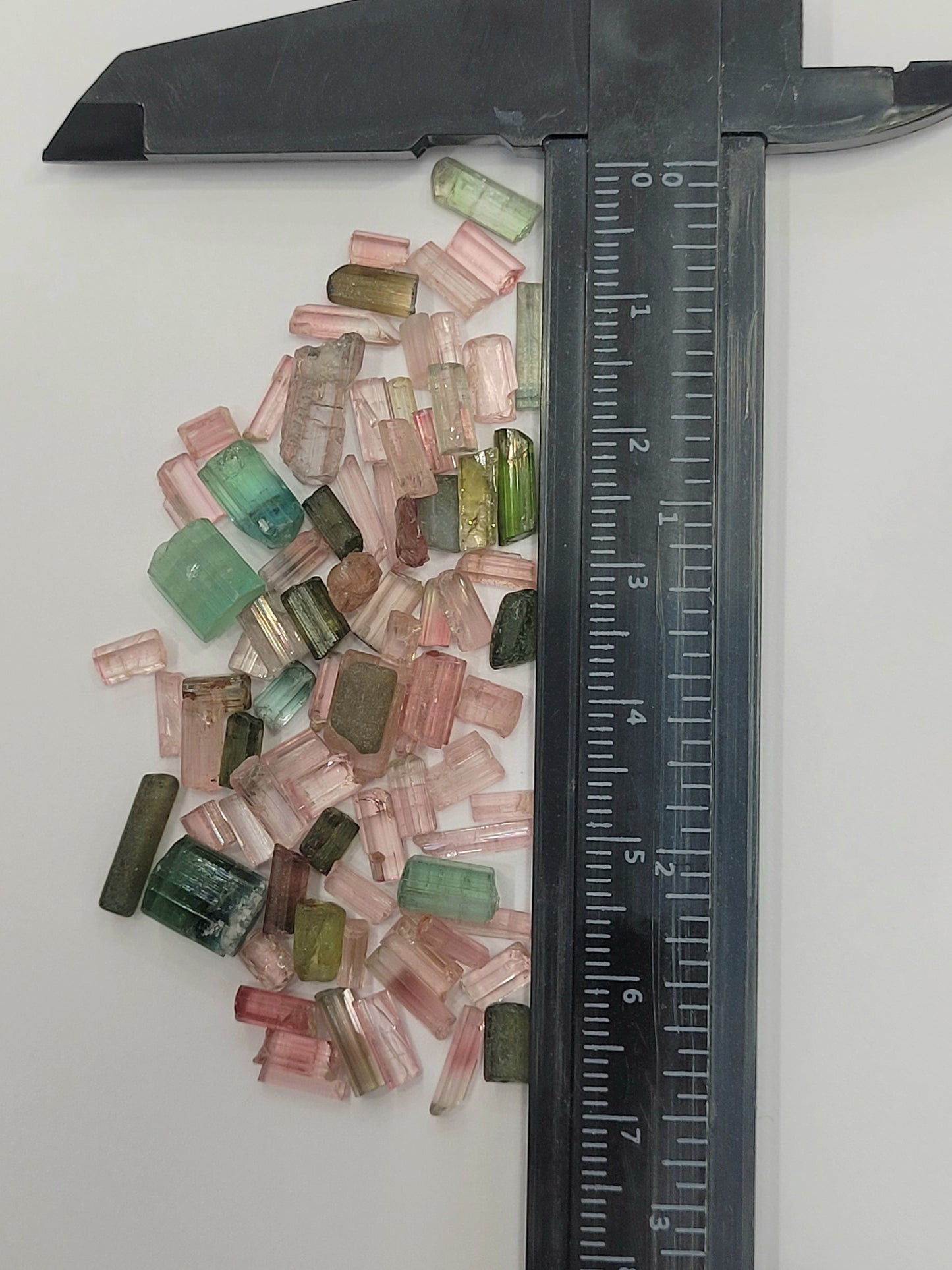 Multi Color Tourmaline Crystal Lot - 10 grams