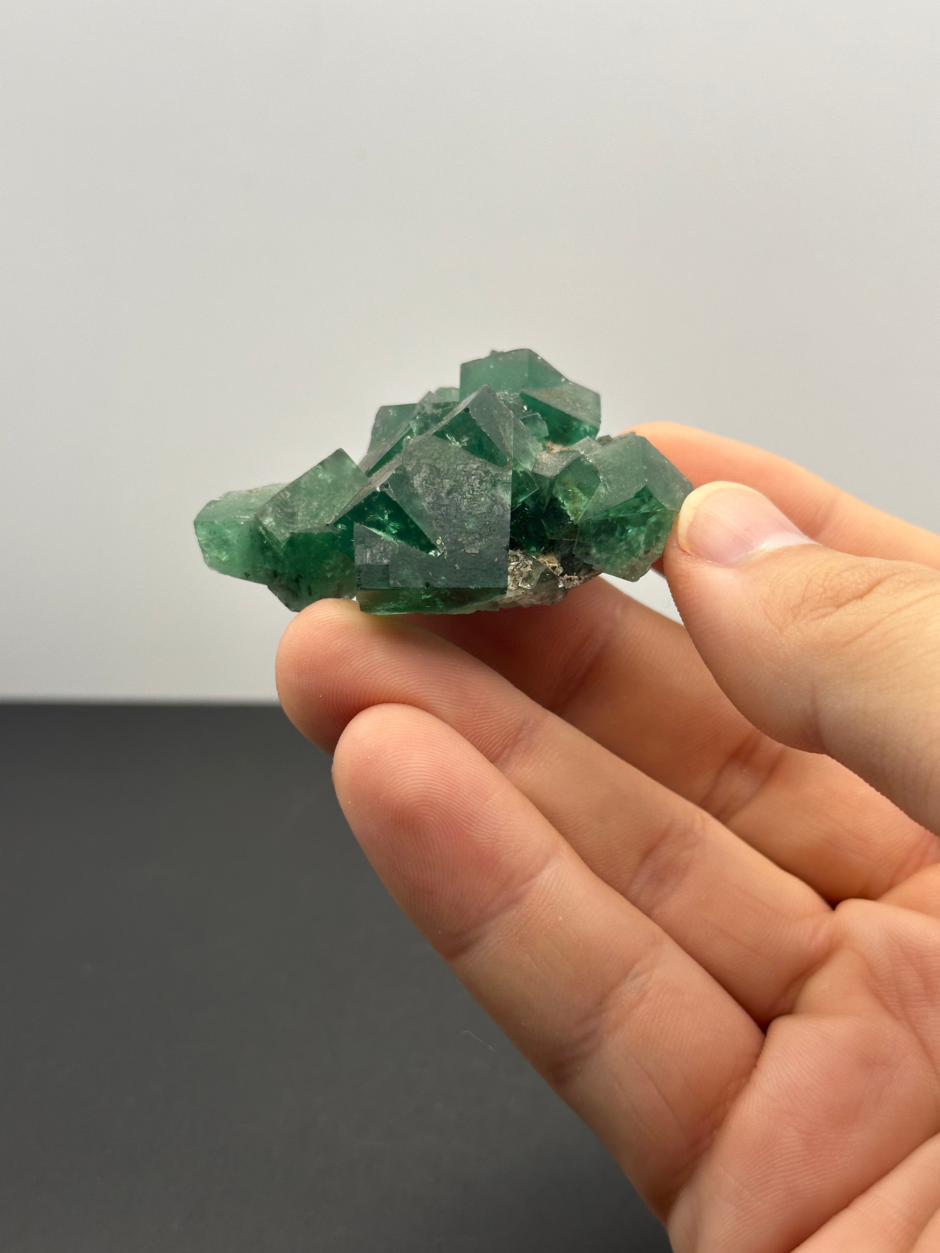 Fluorite Cousin Jack Pocket, Rogerley Mine, Weardale, Co Durham, UK