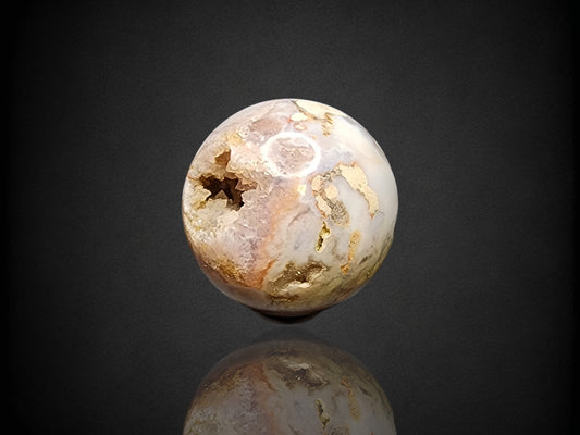 Flower Agate Sphere
