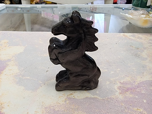 Hand Carved Crystal Horse