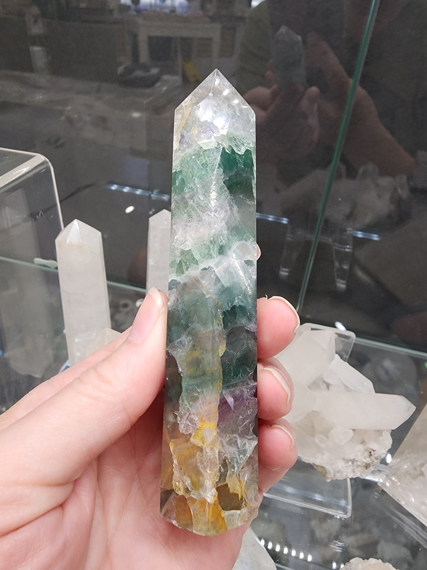 Rainbow Fluorite Tower