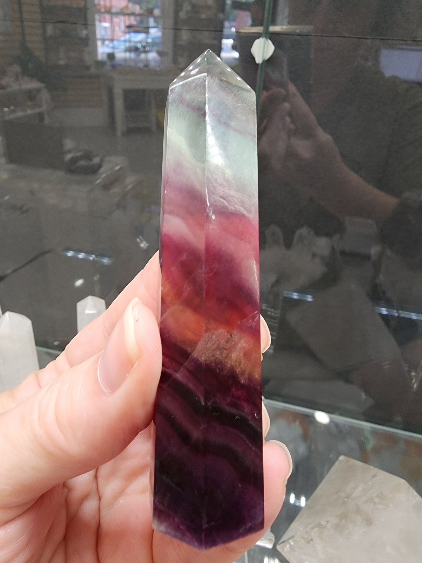 Rainbow Fluorite Tower