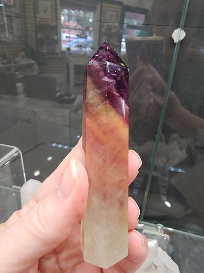 Rainbow Fluorite Tower